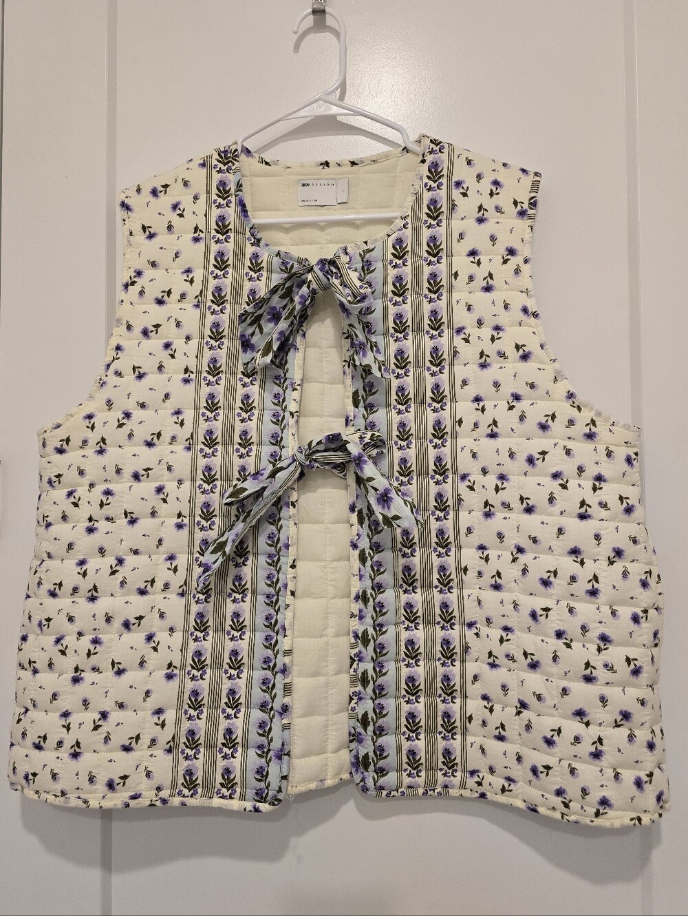 ASOS Quilted Vest With Bows
